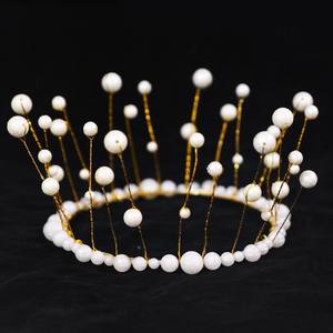 Adornos Personalizados para Pastel <span class=keywords><strong>de</strong></span> Acrílico Color <span class=keywords><strong>Oro</strong></span> Rosa con Forma <span class=keywords><strong>de</strong></span> Corona para <span class=keywords><strong>Bodas</strong></span>, Baby Showers o Decoración <span class=keywords><strong>de</strong></span> Pasteles <span class=keywords><strong>de</strong></span> Cumpleaños - Product Image 2