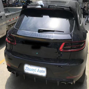 Alerón Trasero con Aspecto de Carbono <span class=keywords><strong>2023</strong></span> para Porsche Cayenne 9Y0 2015-, Divisor de Parachoques Delantero de Fibra de Carbono, Accesorios de Tuning - Product Image 3