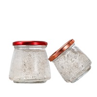 150ml 200ml 280ml 380ml Bouteille en verre pour nid d'oiseau comestible Confiture de miel Gelée Pudding Pot en verre pour nid d'oiseau