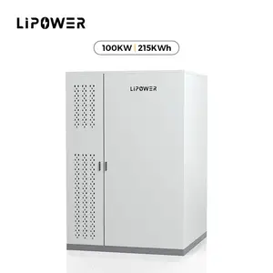 LIPOWER 100KW 215KWh Lifepo4-Batterie Hybrid container AC Bess Gewerblicher und industrieller Energie speicher