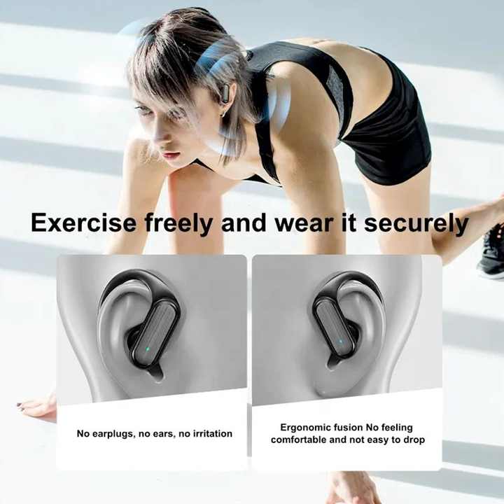 2024 Ear Hook Tws A520 Bt 5.3 Headphone Voice Control Noise Canceling Wireless Earbuds Waterproof Sports Fitness Earphones