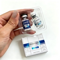 Autocollants holographiques mats non toxiques, autocollants de sécurité en peptides purs pour flacons de peptides Ruo de qualité laboratoire 3 ml et 10 ml