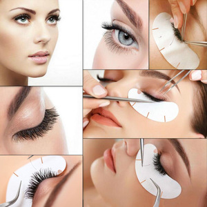 Patchs hydrogel en coton non tissé au collagène pour extensions <span class=keywords><strong>de</strong></span> <span class=keywords><strong>cils</strong></span>, coussinets hydrogel pour greffe <span class=keywords><strong>de</strong></span> <span class=keywords><strong>cils</strong></span> sous les yeux - Product Image 5