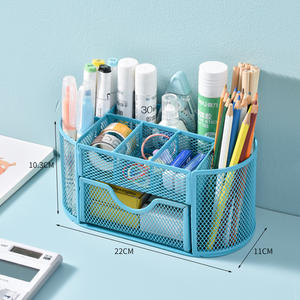 Portalápices metálico espacioso e innovador, ideal para organizar el escritorio - Product Image 5