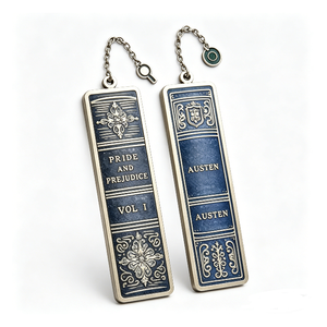 Holywell Customized Metal Crafts Alloy/Brass/Zinc/Iron Sports <b>Bookmark</b> Model Gold-Plated Antique Imitation Carved Soft Enamel UV - Product Image 4