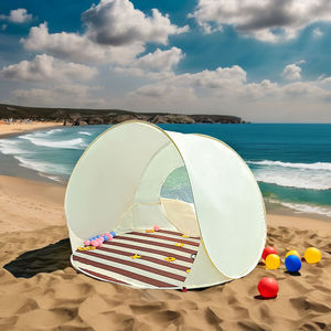 Carpa de Playa de Apertura Rápida, Sombrilla de Gran Espacio, Carpa Infantil para Interiores/Exteriores, para Acampar en Verano, Jardín, Playa, Hecha de Poliéster - Product Image 6