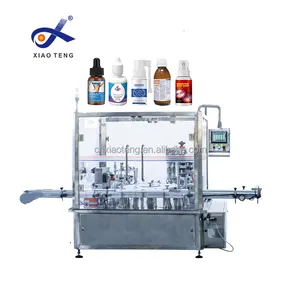 Automatic liquid rotor pump deodorant bottling essential oil injection perfume peristaltic filling and capping machine