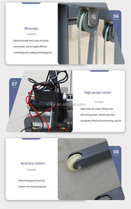 Mesin Pengangkat <span class=keywords><strong>Forklift</strong></span> Listrik Mini Portabel Kecil yang Dapat Disesuaikan 300 kg 500 kg 1,2 m 1,6 m dengan Remote Control - Product Image 4
