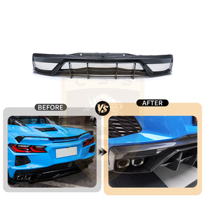 Kit aérodynamique en fibre de carbone sèche de style AD pour diffuseur arrière <span class=keywords><strong>Chevrolet</strong></span> <span class=keywords><strong>Corvette</strong></span> <span class=keywords><strong>C8</strong></span> <span class=keywords><strong>2023</strong></span> - Product Image 2