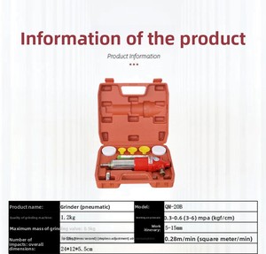 Lappatrice Pneumatica per Valvole Motore Automobilistico, Macchina per Levigatura e Lucidatura - Product Image 4