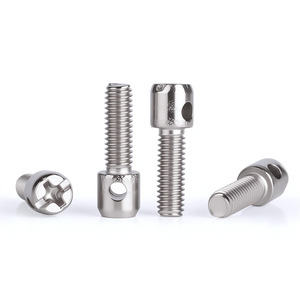 Tornillos de Acero Inoxidable 304 M3 M4 M5 M6 con Cabeza Circular y Orificios, Piezas para Instrumentos - Product Image 2