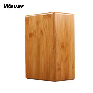 Bloques de <span class=keywords><strong>yoga</strong></span> Wavar, venta al por mayor, <span class=keywords><strong>cubos</strong></span> de <span class=keywords><strong>Yoga</strong></span> de bambú de grano de madera, equipo de fitness, bambú natural - Product Image 3
