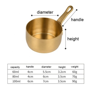 Bol <span class=keywords><strong>de</strong></span> cuisine coréen en acier inoxydable 304, tasse d'assaisonnement <span class=keywords><strong>de</strong></span> qualité alimentaire, bol en métal, Pot chaud, plat à Sauce, tasse à Steak avec poignée - Product Image 5