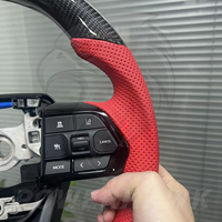 Volant en cuir carbone GR Sport de haute qualité pour Toyota Hilux Revo N70 N80 Tacoma Tundra Fortuner 2015 2022 LC300 LC200