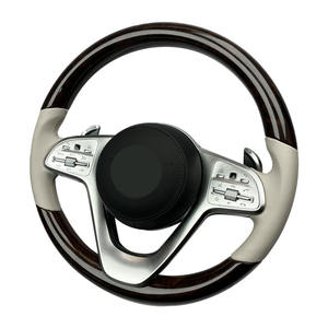 พวงมาลัยไม้มะฮอกกานี ZC-MBH-M-Y-122สำหรับ <span class=keywords><strong>Mercedes</strong></span>-Benz GLE 350 <span class=keywords><strong>4MATIC</strong></span> [167106] 2023- - Product Image 1