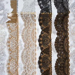 Encaje de Cuentas Bordado Soluble en Agua 100% Poliéster para Zapatos, Bolsos, Accesorios de Mujer, Tela de Malla, Regalos - Product Image 3