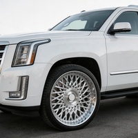 Jantes forgées chromées à profil profond personnalisées 28x9 28x10 5x112 5x120 5x114.3 en alliage 2 pièces pour voitures de luxe, SUV/camions