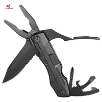Herramienta Multifuncional 10 en 1, Martillo de Acero Industrial para Bricolaje, Hoja de Sierra, Llave Plegable para Camping, Cuchillo, Destornillador, Lima, OEM