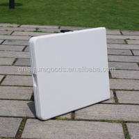 Tennis de Table pliante en plastique blanc, rectangulaire, en Hdpe, blanc, pour Restaurant, pour restauration, événement, mariage, 6 pieds