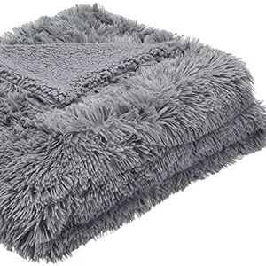 Couverture pvc en peluche Super douce, fournitures de literie, Faux fourrure Shaggy, chaud