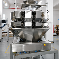 Peseuse multi-têtes modulaire à 14 têtes pour morceaux d'herbes séchées, graines de thé, MSG, grains de café et granulés d'assaisonnement