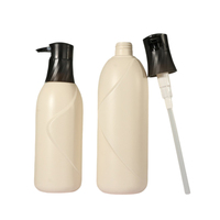 Emballage de flacon de shampooing en plastique HDPE à toucher doux pour la vente en gros de cosmétiques, flacon de gel douche, flacon de shampooing