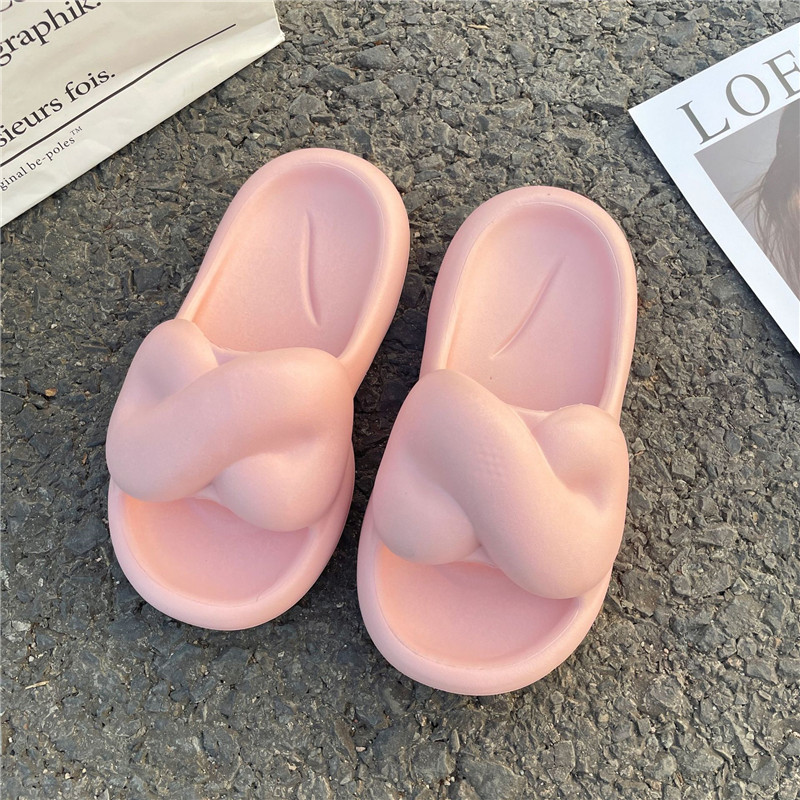 China Wholesale Slippers Women and Men EVA Bathroom Home Slides Slippers