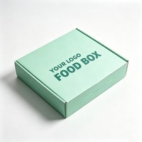 Boîte d'emballage alimentaire personnalisée avec logo, avec compartiment pour coupelle, en carton, pour snacks, bonbons, gâteaux, à emporter