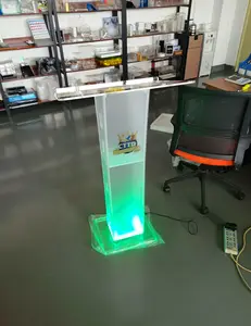 Tầng Thường Vụ Rõ Ràng Nhà Hát Acrylic <span class=keywords><strong>Lectern</strong></span> Acrylic <span class=keywords><strong>Lectern</strong></span> - Product Image 1