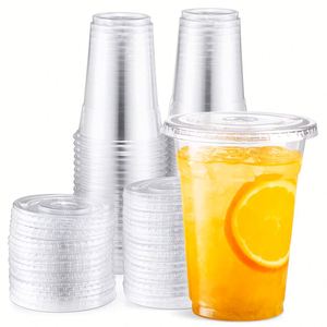 Vasos Desechables de 80 ml para Salsas de Restaurante, con Tapa, Material PET de Grado Alimenticio, para Guardar Condimentos para Llevar - Product Image 2