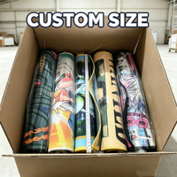 Alfombra Personalizada al por Mayor con Estampado de Personajes de Anime, Alfombra Lavable Antideslizante con Diseño de Dibujos Animados para Decoración del Hogar, para Dormitorio
