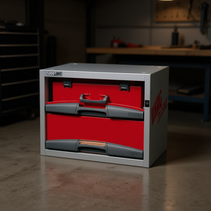 Armoire à outils 5000 E5, intérieur rouge, construction en acier, unité de rangement robuste avec tiroirs - Product Image 3