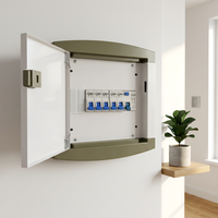 Boîtier de distribution métallique LYD1-4 à 4 voies pour le marché africain – Armoire de panneaux pour disjoncteurs et fournitures électriques