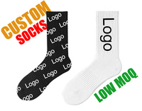 Chaussettes de basket-ball Elite personnalisées pour hommes Just School Chaussettes enfants Tube Terry Chaussettes de course de haute qualité