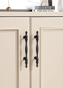 Hot Bán Ban Đầu Rắn Tủ Bếp Cửa Màu Đen Xử Lý Brass Xử Lý Cho Đồ Nội Thất Tủ Tủ - Product Image 6