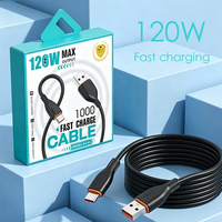 Cable de Carga Rápida Magnético USB-C de 120W 3A, Conductor de Cobre Puro con Silicona Ultrasuave para S24/S23, para 14/13