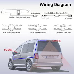 <span class=keywords><strong>Peugeot</strong></span> <span class=keywords><strong>Expert</strong></span> /Citroen Space Tourer/Toyota ProAce Vans HD étanche IP69K caméra <span class=keywords><strong>de</strong></span> <span class=keywords><strong>recul</strong></span> Van troisième caméra <span class=keywords><strong>de</strong></span> feu stop - Product Image 5