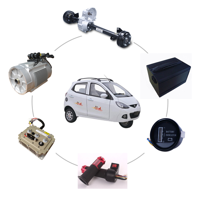 3kW 72V 3 Phase Motor Controller for Taxi Electric Rickshaw