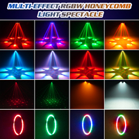 Projecteur mobile 150W Beam DMX à commande vocale, 6 bras, 4 Bee Eye, tête mobile RGBW rotative, lumière laser disco pour DJ, soirée, boîte de nuit, scène