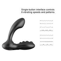 LIBOBackyard Masseur de prostate, dispositif de masturbation masculine, vibrateur électrique anal, jouet sexuel pour l'orgasme, écologique, étanche, USB