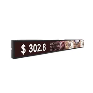 Aiyo layar display lCD pemasangan dinding 24 ~ 48 inci Strap Bar melar untuk mal belanja, supermarket