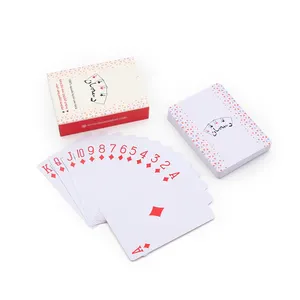 High Quality custom Printing UAE Saudi Arabia Kuwait style design Plastic Playing Cards Custom pvc Poker waterproof quality