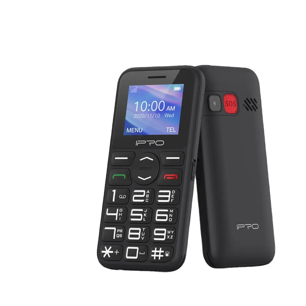 IPRO Big Button Itel Phones Key Loudspeaker Big Senior 3G Citizen Cell Mobile Phone Small Slim