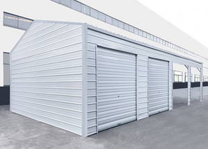 KJ Vente en gros 23FT X 46FT <span class=keywords><strong>Garage</strong></span> en métal Style populaire <span class=keywords><strong>Toit</strong></span> <span class=keywords><strong>plat</strong></span> Abri extérieur en métal Garages et remises de jardin - Product Image 3