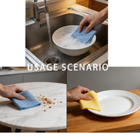 Rouleau de chiffons de nettoyage non tissés jetables, haute absorption et élimination rapide des taches