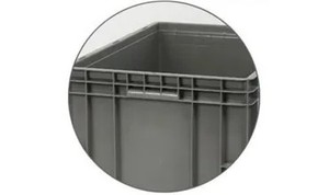 Eu43175 Nhà Máy Giá tái sử dụng nặng nhựa hậu cần lưu trữ Crate Stackable và tái chế EU nhựa doanh thu hộp - Product Image 3