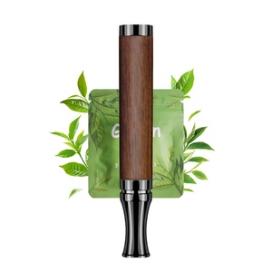Inalatore d'Aria Senza Fumo in Legno <span class=keywords><strong>di</strong></span> Noce con Boccaglio in Acciaio Inossidabile per Set Regalo, Etichetta Privata - Product Image 6