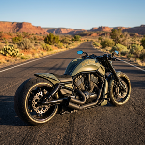 Clean Harleiy Wolveriine Dark Knight <b>Gasoline</b> Motorcycle 1250cc USports Industrial Grade Aluminum Handle 3-Year Warranty - Product Image 3