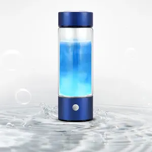 Hydrogen Rich Water Bottle lonzier Alkaline Generator Portable Healthy Cup USB Rechargeable Anti-Aging Hydrogen Water 430ml
