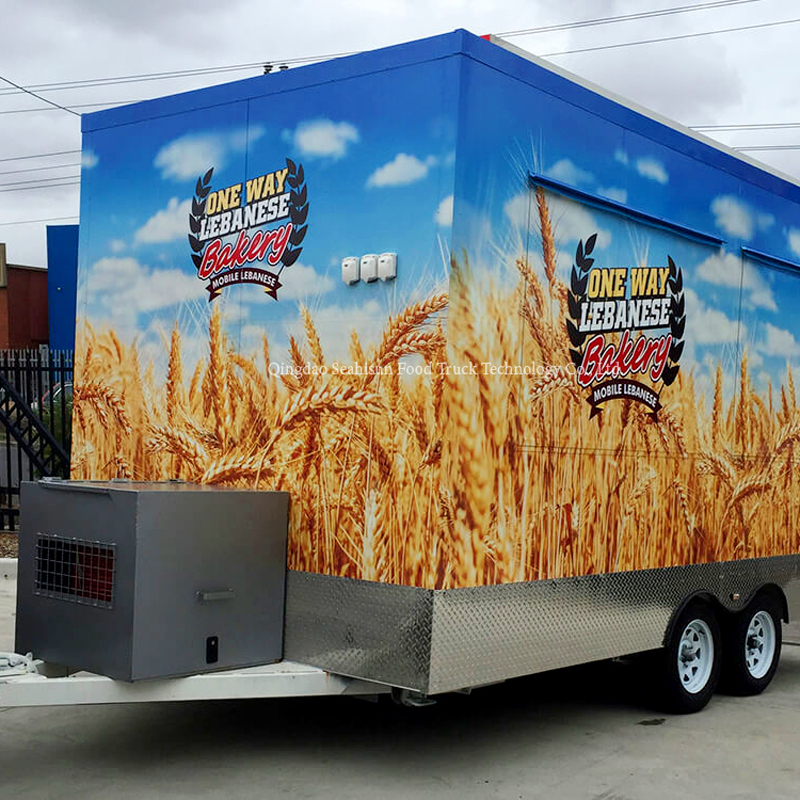 Подержанный мобильный трейлер для ресторана, кемпинга, концессионный трейлер для пищевых продуктов, покупка на солнечных батареях